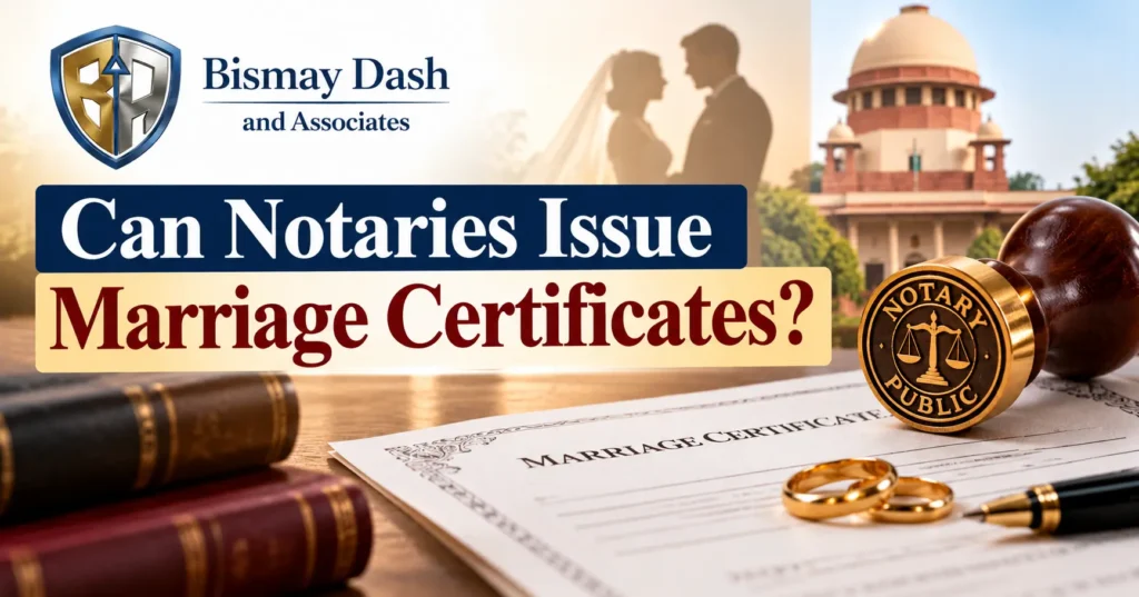 Can Notaries Issue Marriage Certificates? Law Explained