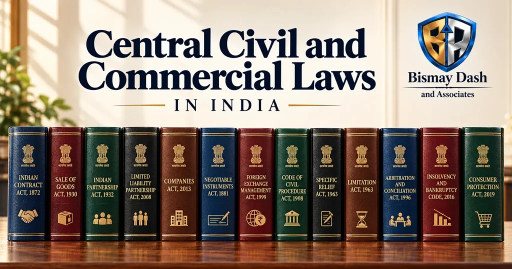 Central Civil and Commercial Laws in India — Complete Acts Library