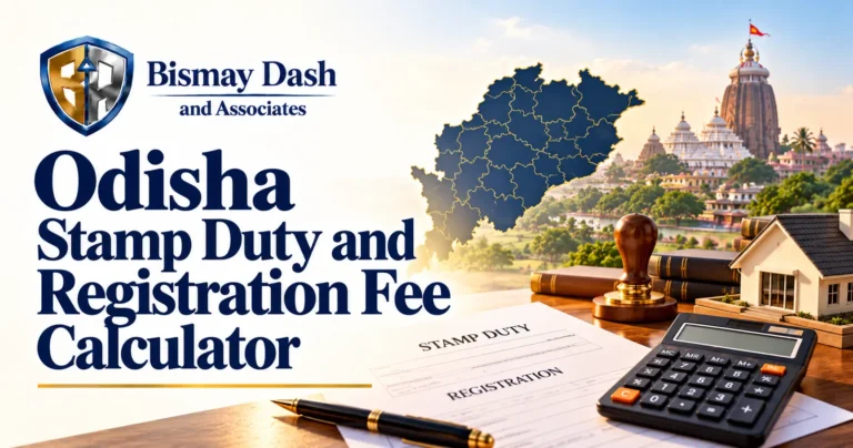 Stamp Duty and Registration Fee Calculator – Odisha